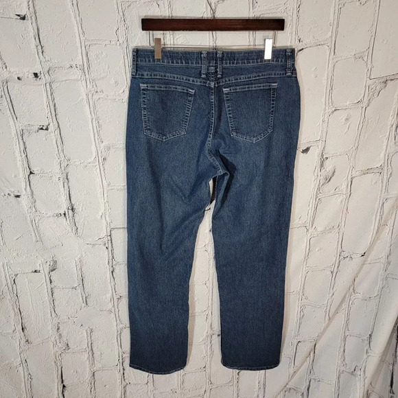 Riders by Lee Womens Boot Cut Jeans Medium Blue Stretch No Gap Denim Bootcut 14L - Picture 3 of 4